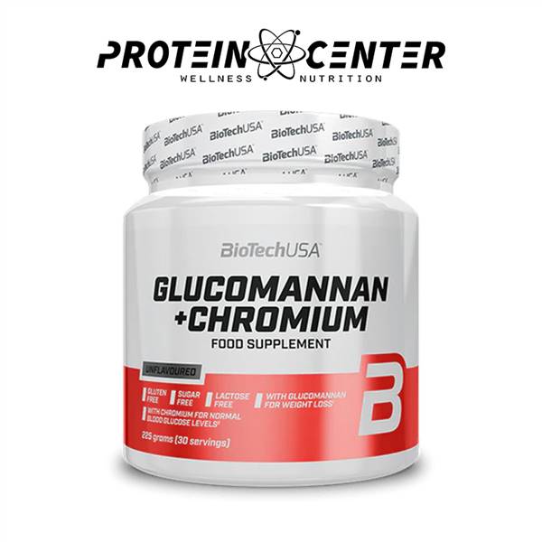 GLUCOMANNANO + CROMO 225GR NEUTRO