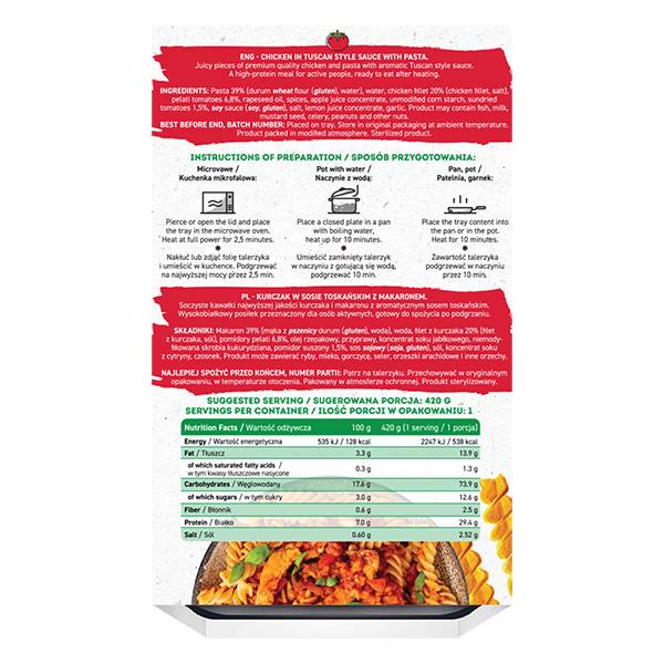 PASTO PRONTO TUSCAN STYLE 420 GR