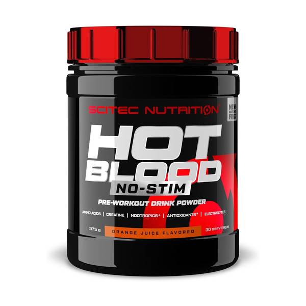 HOT BLOOD NO-STIM 375 GR ORANGE JUICE