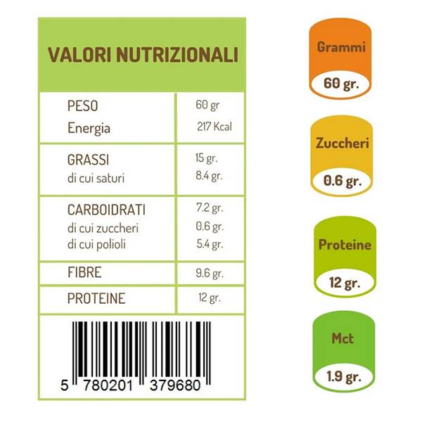 MUFFIN CACAO CON CREMA CIOCCOLATO 60 GR