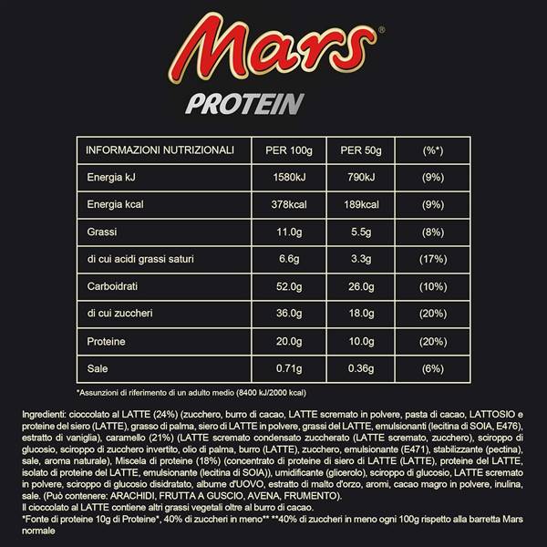 MARS PROTEIN 50 GR