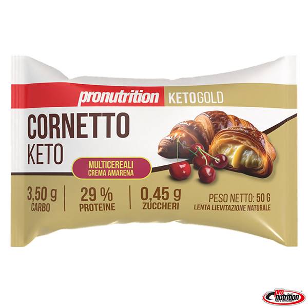 CORNETTO KETO CREMA E AMARENA 50G