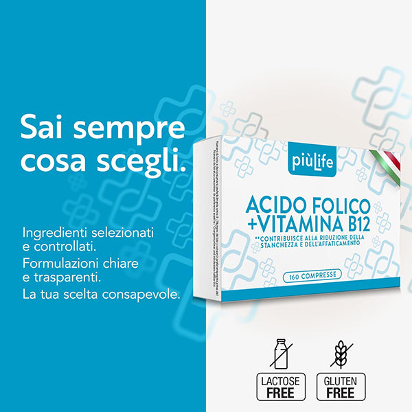 Acido Folico + Vit B12 160 Cmp