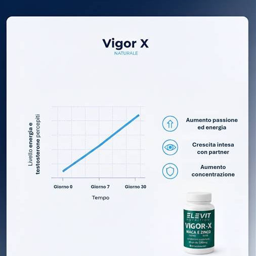 VIGOR-X TESTOBOOST 60 CPR MACA E ZINCO