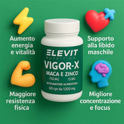 VIGOR-X TESTOBOOST 60 CPR MACA E ZINCO