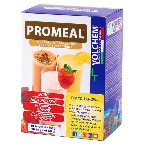 PROMEAL PASTO COMPLETO CIOCCOLATO 10X50G