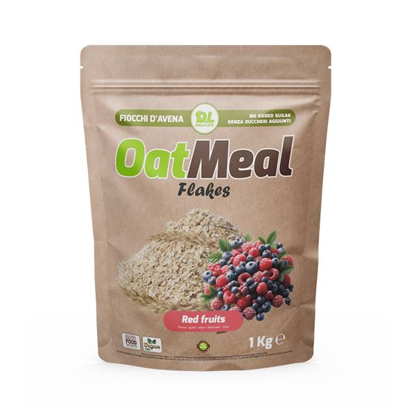 OATMEAL FLAKES FRUTTI ROSSI 1 KG