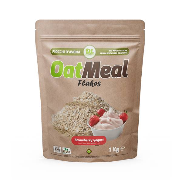 OATMEAL FLAKES YOGURT FRAGOLA 1 KG