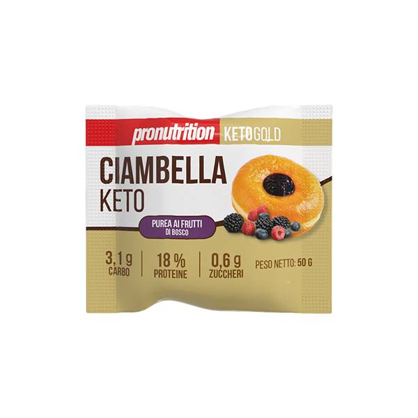 CIAMBELLA KETO FRUTTI DI BOSCO 50 GR