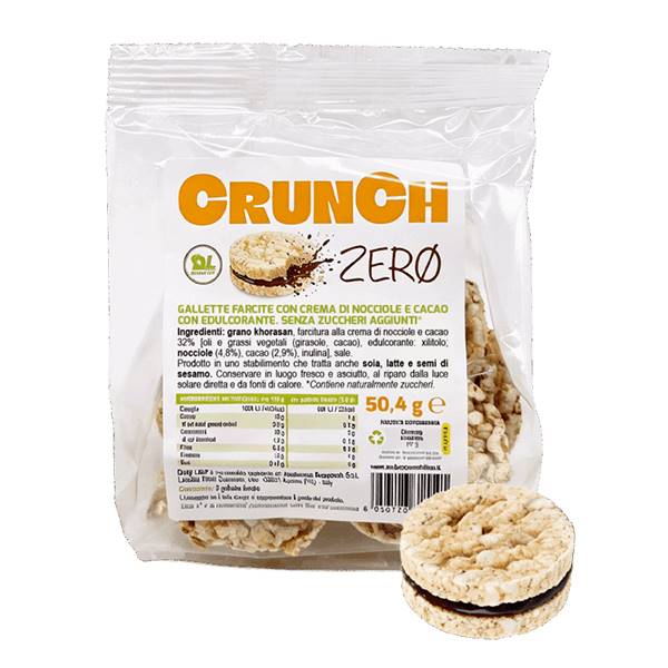 CRUNCH ZERO 50.4 GR CON CREMA NOCCIOLE