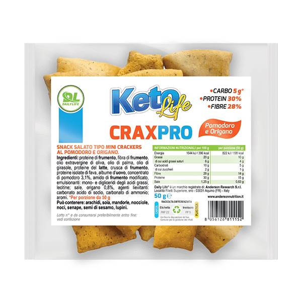 CRAXPRO POMODORO E ORIGANO 50 GR