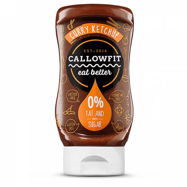 CALLOWFIT SALSA CURRY KETCHUP 300 ML