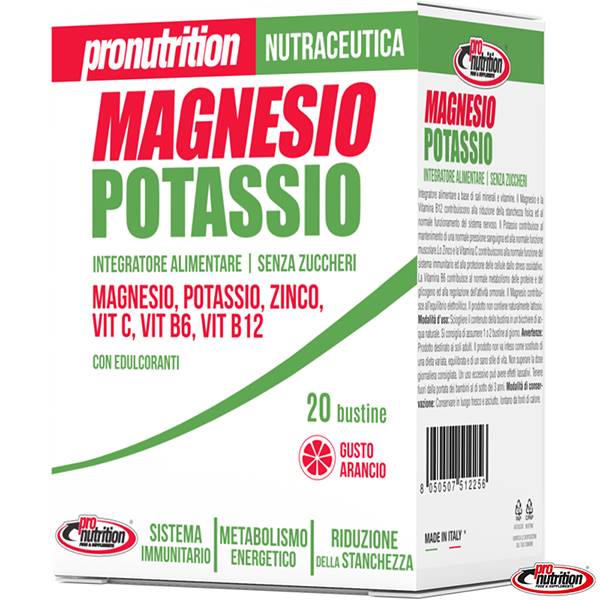 MAGNESIO E POTASSIO ARANCIA 20 BUSTINE